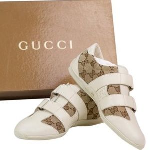 Authentic White Pelle S. Gomma Sneakers